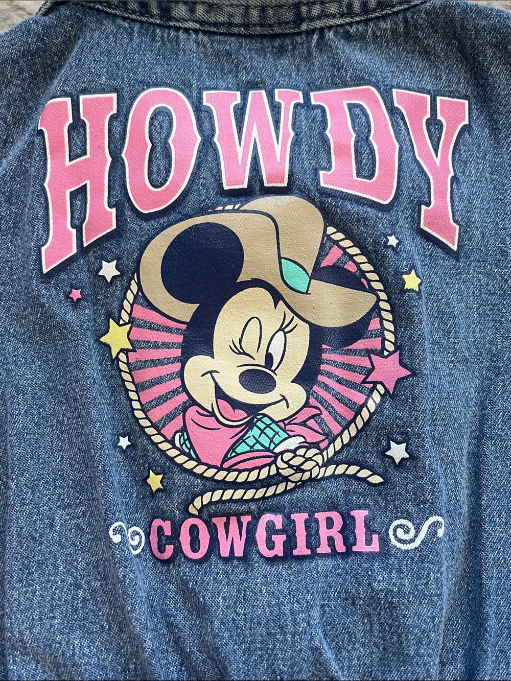 Disney Denim Minnie Short Jumpsuit - Blue - Picture 4 of 4